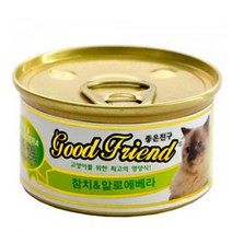 부드러운 고양이 참치 알로에 영양 캔 안심급여 캣밥 고양이건강식 말랑한사료 성견용사료 습식사료 똠냥이