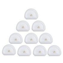 블랙 더스트 버스터 핸드 진공 용 10Pcs VLPF10 교체 필터 HLVA315J HLVA320J00 N575266, 하나, 하얀색
