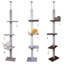 캣워커 먼치킨 캣타워 만들기 사바나고양이 고양이놀이기구 캣폴 캣트리 대형 소형 미니, 상품, 캣폴 그레이