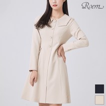 로엠 변형 카라 격식 원피스 (1color)_RMOWA23R12_뉴코아 강남점