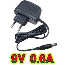 순흥전기어댑터 9V 어댑터 모음 9V 0.35A ~ 4A 까지 생산 아답타 직류전원장치, 9V 0.6A 벽걸이형