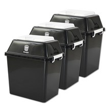 빅보스 분리수거함 70L 3개, 블랙