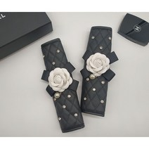 까멜리아 안전벨트 커버 쿠션 교체 고정 조절 소품 인형 자동차용품 내차꾸미기 차내부꾸미기, 안전벨트 커버 1개, 1개