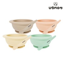 유비맘 유아 실리콘 흡착볼 + 플래티넘 실리콘 스푼, 흡착볼 :공통|스푼:공통|스타일:공통|별도구성:공통