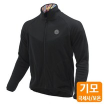 [엠씨엔스포츠] MCN 겨울 방한 스포츠 부분 방풍 기모 플리스 후리스 자켓 점퍼 블랙