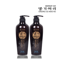 1+1 댕기머리 오현 프리미엄 아쿠아테라피 탈모 한방샴푸 500ml * 2개