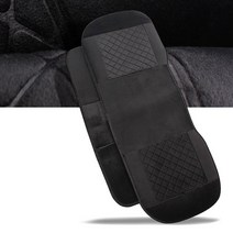 뉴SM3 극세사시트 겨울 방석 앞좌석시트 뒷자석방석 시트커버 운전석시트 조수석 시트, 01.커넥티드3인방석 블랙