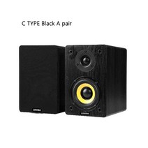 HIFI 프리미엄 고출력 고음질 120W 스피커 가정용 고음질 발열 패시브 홈 시어터 책장 데스크탑 서라운드, 04 Top model Blck