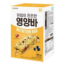간식꾸러미 라이딩 간식 주전부리 수입과자 엄마 아침이 든든한 영양바 25g 22개, 엄마사랑 아침이 든든한 영양바
