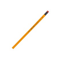 지우개달린연필 나무 펜슬 드로잉 크로키 필기도구 노란색 2B 한다스 12P