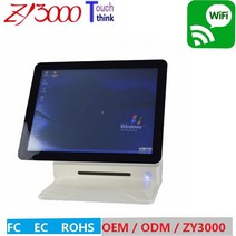Windows 올인원 터치 스크린 영어 VFD 고객 디스플레이 POS 시스템 공장 가격 15 인치, 01 미국_01 i3  128G 8G RAM, 02 black