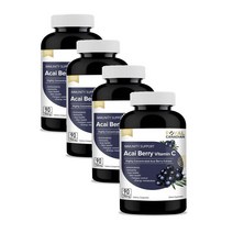 로얄캐네디언 아사이베리 250mg 비타민C 500mg 90정 Royal Canadian Acaiberry Vitamin C, 4개