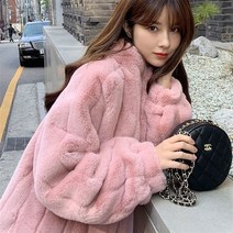 밍크퍼자켓 퍼자켓 에코퍼 밍크 페이크