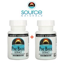 Source Naturals Pine Bark 미국 소스내츄럴스 소나무 껍질 추출물 150mg 60타블렛 2팩