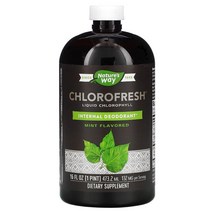 Natures Way Chlorofresh 액상 엽록소 민트 132ml(16fl oz)