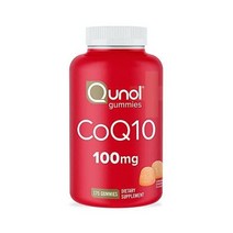 Qunol CoQ10 젤리 100mg 맛있는 코엔자임 Q10은 심 초고흡수를 지원 175 카운트, 175 Count (Pack of 1)