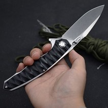 벅나이프 m390 블레이드 석조 g10 핸들 볼 베어링 접는 칼 캠핑 사냥 다용도칼, 협력사, m390 g10