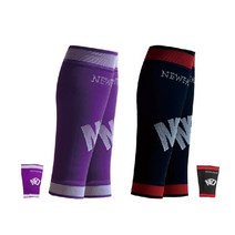 뉴팬덤 카프슬리브 종아리보호대, S, 보라(Purple)