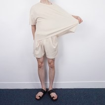 와플 트레이닝셋업 여름 스웻 셋업 커플트레이닝복 캠핑복장