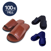 레자거실화 100개(1박스) 실내화 슬리퍼 사무실 병원 인쇄가능 분양사무실, 블루(100p)