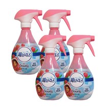 페브리즈 섬유탈취제 다우니향 본품, 4개입, 370ml