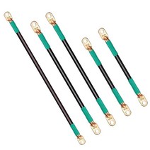 10L0L 골프 카트 배터리 케이블 EZGo TXT 1994-up 36 및 48 볼트 골프 카트 배터리 케이블 세트 4 게이지 포함(5개), 5PCS Fits EZGO TXT 1994 up