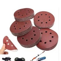 천사포 사포지 샌딩기 원형사포 10pcs 125mm 샌딩 디스크 8 홀 후크 루프 샌드페이퍼 40grit-3000grit 샌딩 페이퍼 샌딩 디스크 연마 연마 도구, 그릿 800-10개