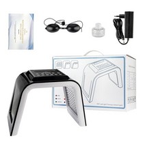 LED마스크 얼굴 마사지기 나노 스프레이 광역학 치료 바디 뷰티 장치 페이셜 보습 안티, 블랙 박스 포함, 220-240v에서