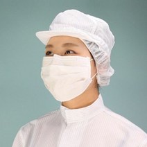 케이엠 방진모 제전 모자 무진모 크린룸 작업모 1P C1, 옵션/화이트3XL