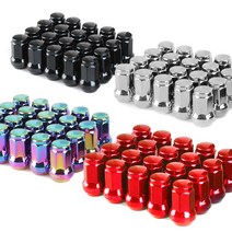 락모터스 자동차 락너트 P1.5XM12 현대 기아 스페셜키 휠너트 휠볼트 경량너트 락볼트 휠 타이어튜닝 차량용, 6각락너트(블루)
