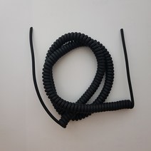 우레탄 스프링코드선 0.25SQ x 5C 7M 말린길이 약91.5cm 무광