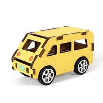 영공방 목재모형 조립 미니 버스 모형완구 CM863 만들기 키트, 본상품선택