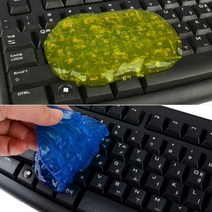키보드 슬라임 틈새 먼지 청소 젤 젤리 클리너 노트북 컴퓨터, 기본