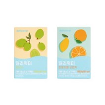 딜리워터 청포도 + 트로피칼 오렌지, 6새트