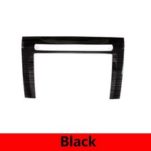 험머 h3 2005-2009 스테인레스 스틸 탄소 섬유블랙 자동차 중앙 제어 cd 패널 커버 트림 스티커 자동차 액세서리, 탄소 섬유