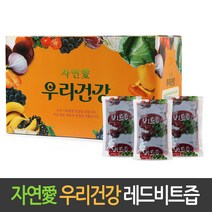 우리건강즙 레드비트즙, 60팩, 117ml