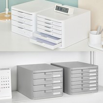 4단 화일 컴팩트 리템 파일 6단 다용도 서류 책상 정리함 캐비넷 수납함 파일캐비넷, 4단 - 쿨그레이