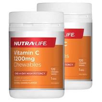 Nutralife 뉴트라라이프 비타민C 1200mg 120정 2개