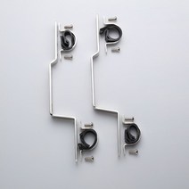 스테인레스 스틸 매니폴드용 금속 장착 브래킷 세트 바닥 난방 시스템의 1인치 액세서리, 니켈 도금 1인치