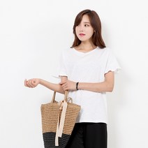 탱크걸 데일리 무지 프릴소매 티셔츠(H 27542) 반팔 티셔츠