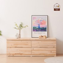 보니스 삼나무 원목 2단 3단 5단 800 1200 1500 와이드 옷 서랍장, 04. 1500 2단, 단품