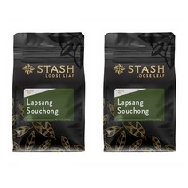 스태쉬 티 랍상소우총 잎차 100g 2팩 Stash Tea Lapsang Souchong Tea Loose Leaf 3.5 Ounce Pouch Loose Leaf