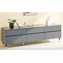 Sunshine 와이드서랍장 거실수납장 낮은티비장 텔레비전 다이 선반 W1800, 화이트