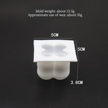 향초만들기선인장 식물 양초 실리콘 금형 DIY 수제 석고 성형 수지 아로마 테라피 비누 만들기 용품, 02 mold 1