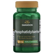 스완슨 포스파티딜세린 포스타딜세린 300mg 30정 Swanson Phosphatidylserine 300mg 30Capsules