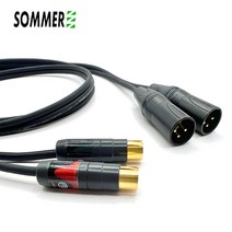 좀머 OFC무산소동2채널 멀티케이블 뉴트릭 XLR수 - RCA케이블 1m 이상, 2.5m