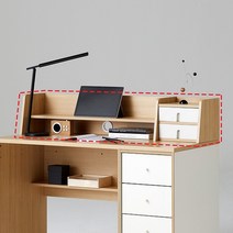 한샘 샘 책상선반 120cm 시공(컬러 택1), 색상:크림화이트(A)
