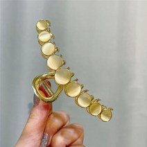 헤어 클로 진주 아크릴 고양이 눈 클립 금속 헤어핀 메이크업 스타일링 바레트 여성용 액세서리