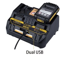 호환 디월트 충전기 dcb102 dewalt 14 4v 18v 배터리 충전기 용 2구, 에게