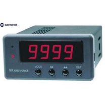 9999 표시레인지 DC 5A까지 측정 지시하며 다양한 출력을 구비한 디지털 판넬메타 직류전류계 DDA-132A, DC12V~24V, 50mV입력, HIGH/LOW 접접출력, 1개